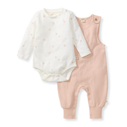 Ditsy Floret Jumpsuit & Bodysuit Set